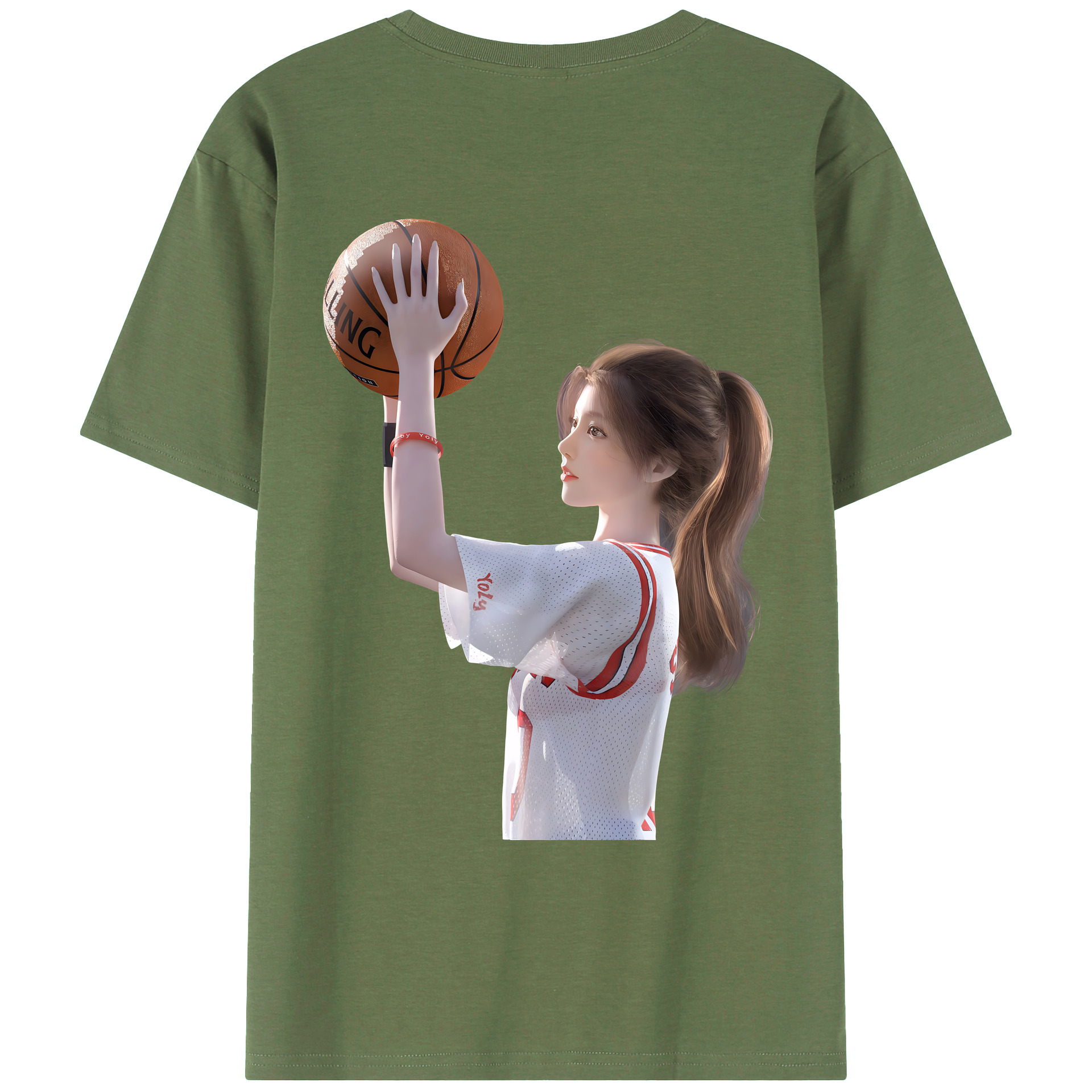 （画像用） SLAM DUNK／スラムダンク 綿100％ メンズ半袖Tシャツ（バックプリント） 通気性